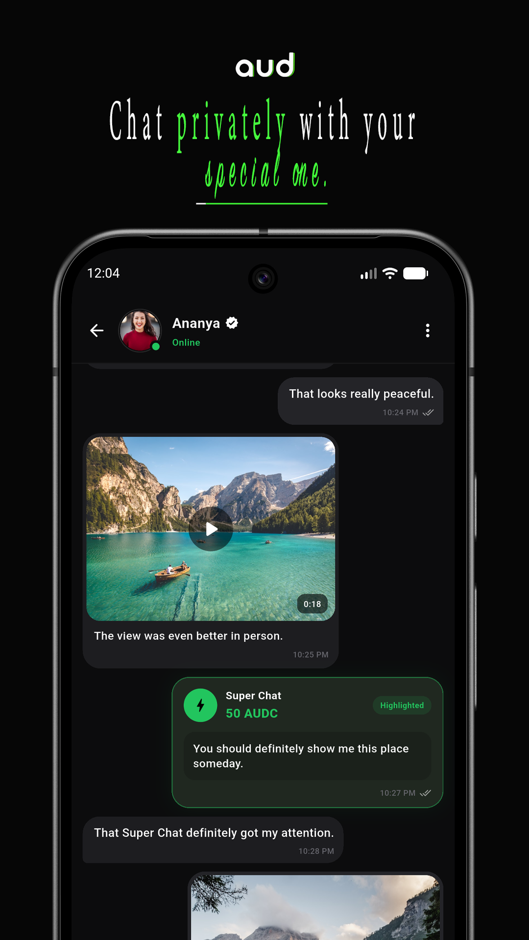 Audlle app screenshot